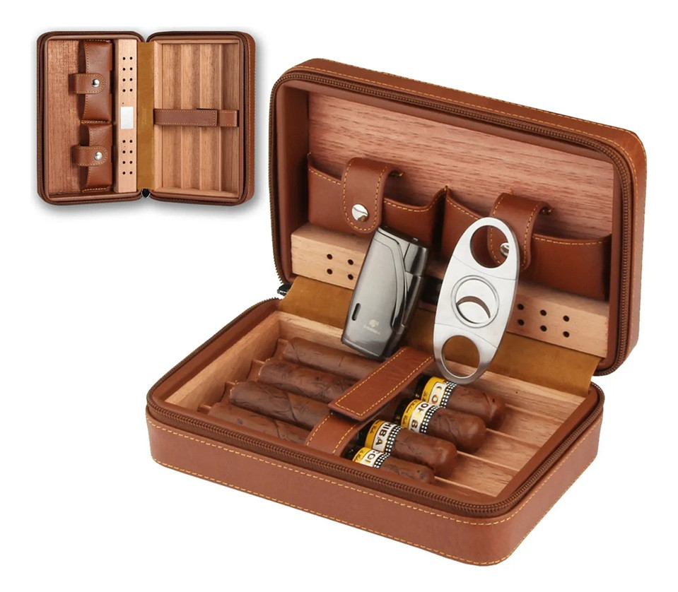 porta charutos de couro angra dos reis